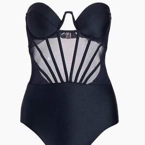 Zimmermann  Ottie Corset One-Piece Swimsuit